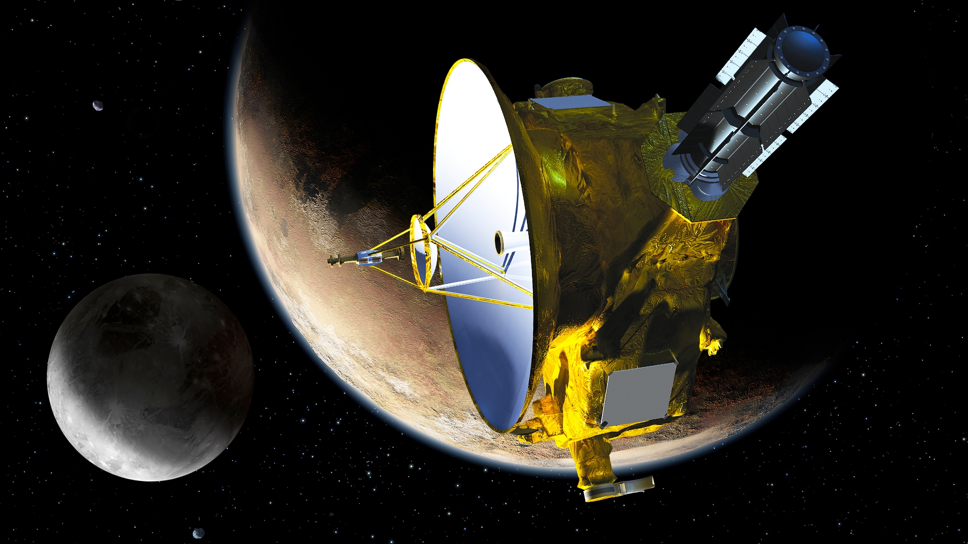 Sonda New Horizons in operazione