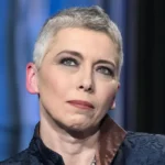 Irene Pivetti in un'udienza di tribunale