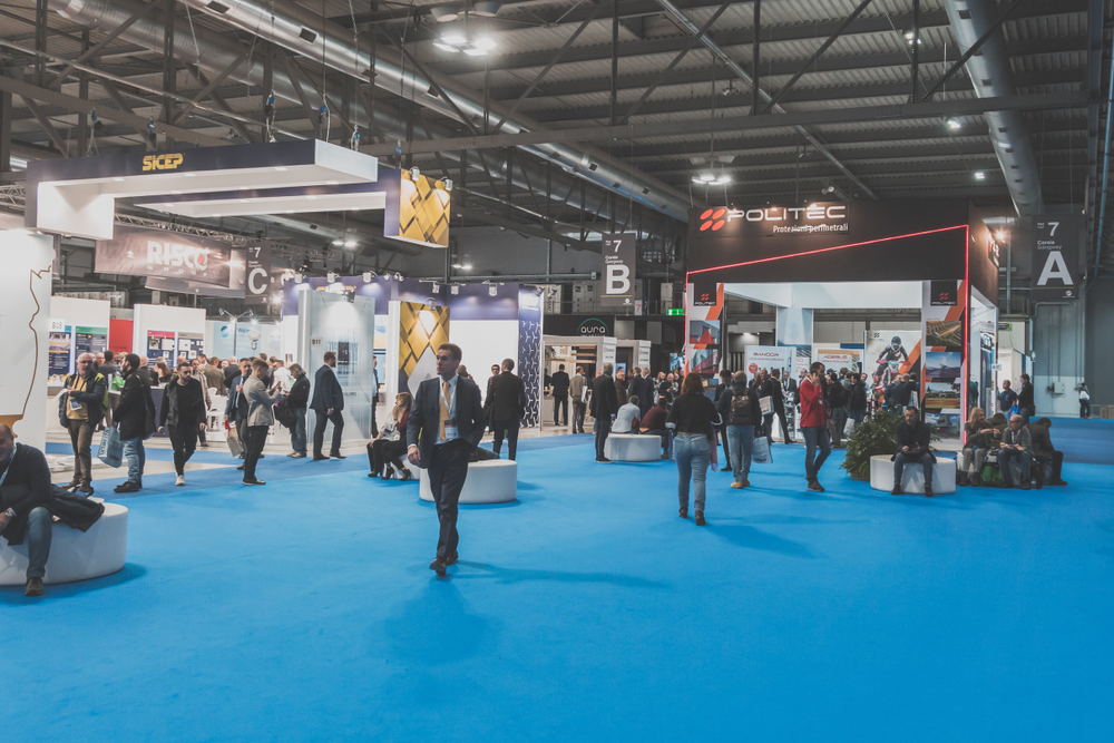 Fiera italiana in corso
