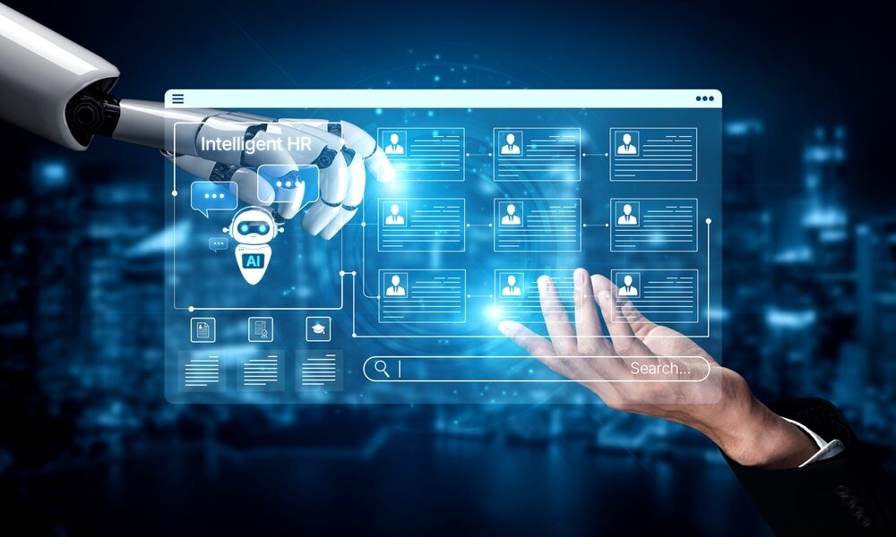 Rappresentazione grafica delle funzioni IT, legale e compliance nell'intelligenza artificiale