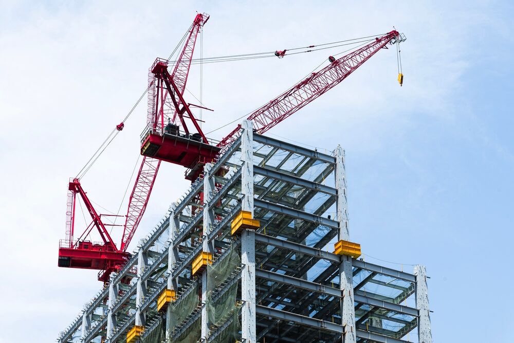 Cantiere edilizio in Italia